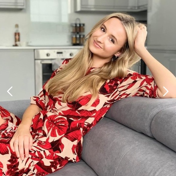 Johanna Ortiz for H&M Light Beige Leaf Pri… - Picture 9 of 10